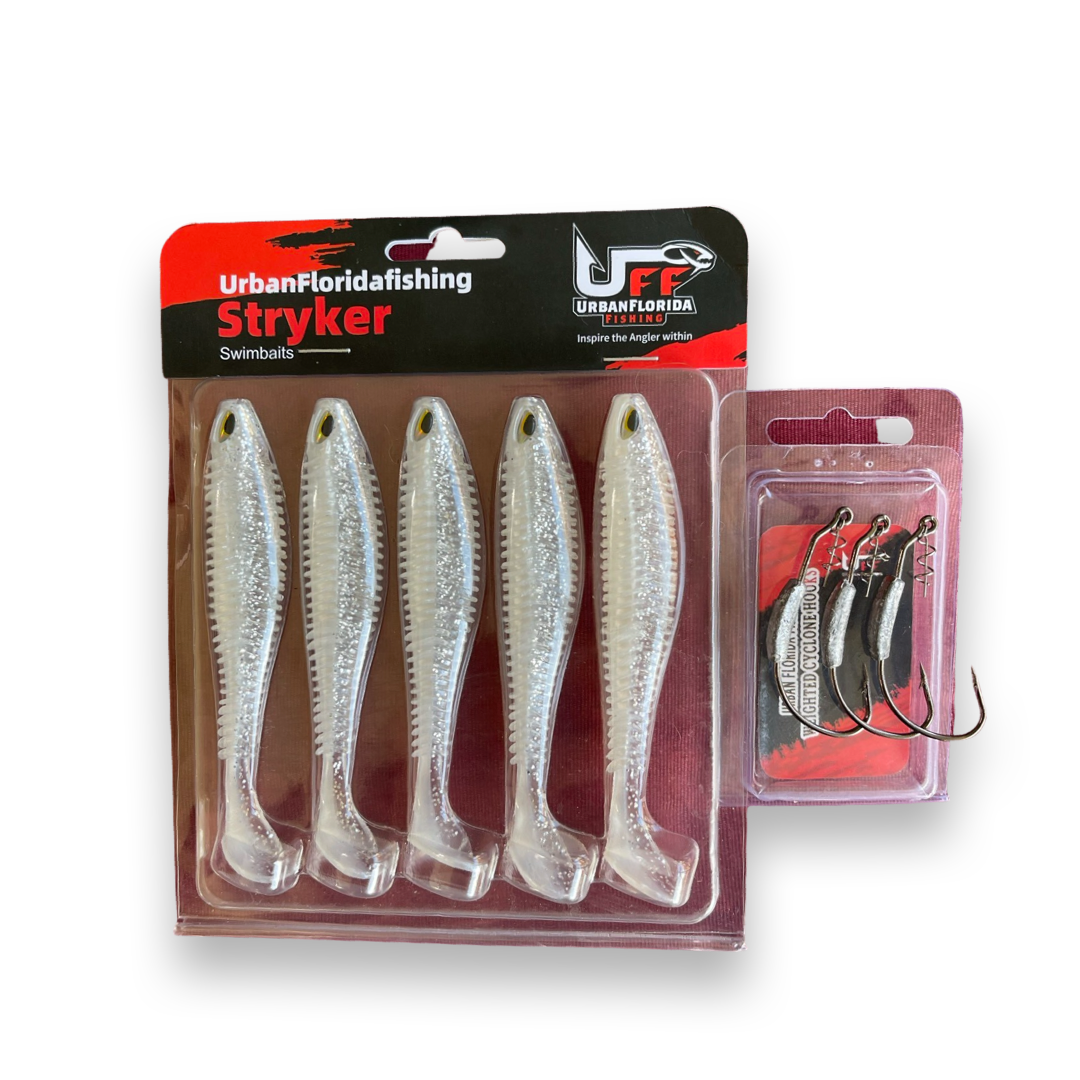 THE GHOST & THE BELLY WEIGHTED CYCLONE HOOK COMBO PACK