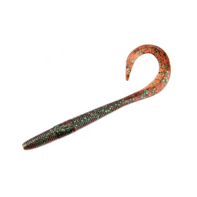 New - Cypress Worm (8”) – Aggressive Curly Tail Action for Reaction Strikes Anywhere 💥 (9 per pack)