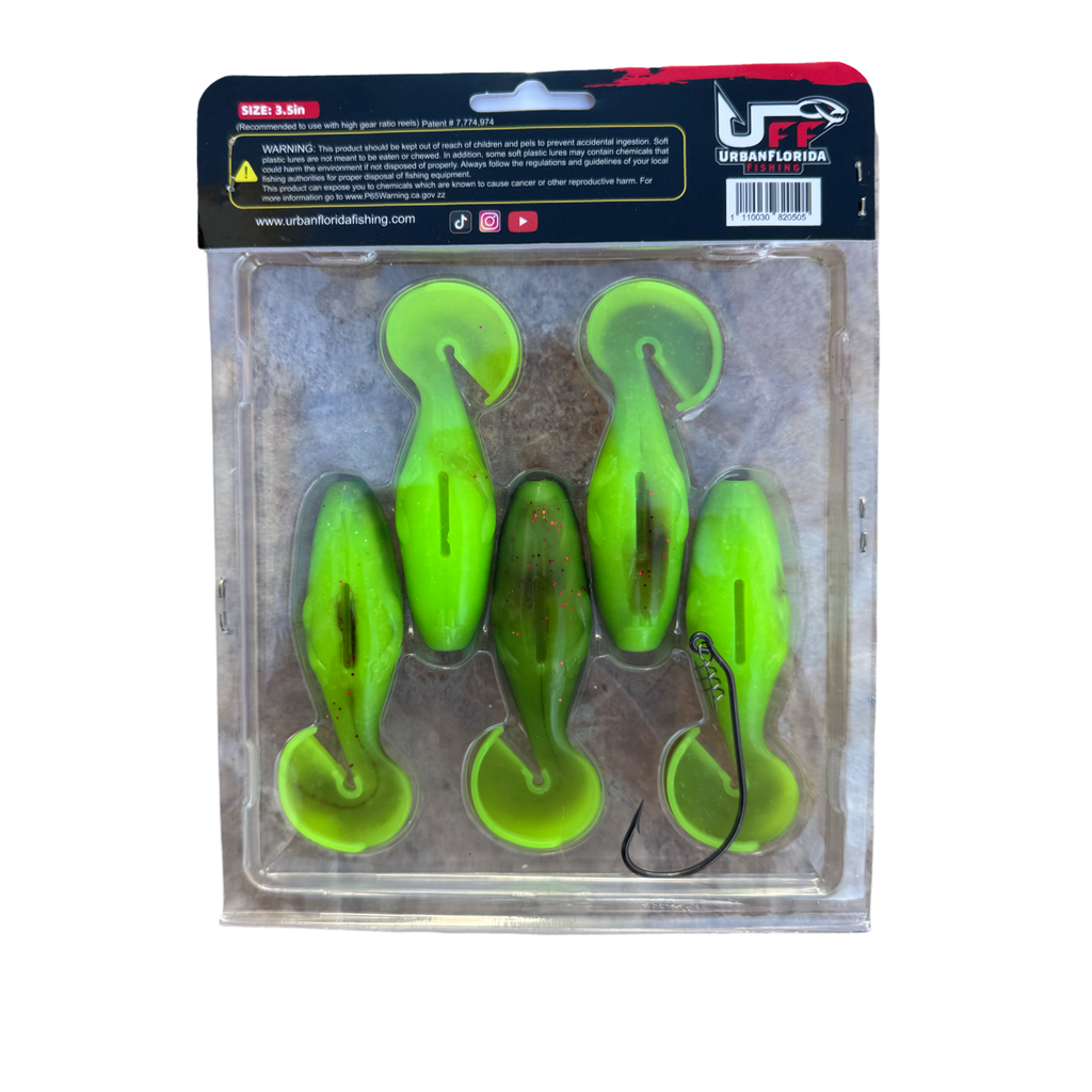 🐸 Mutant Toads – Big Eye Series (3.5in) – Topwater / Slow Sinking – 5 Per Pack 🪝