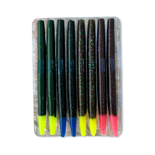 Mutant Worm (5”) – High-Action Tail & Natural Presentation for Pressured Fish 🧲💥